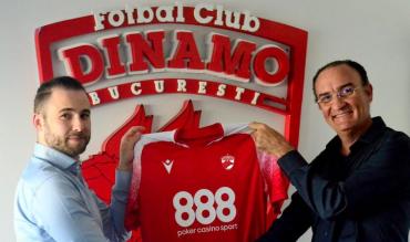 888, noul sponsor oficial al clubului Dinamo București FC